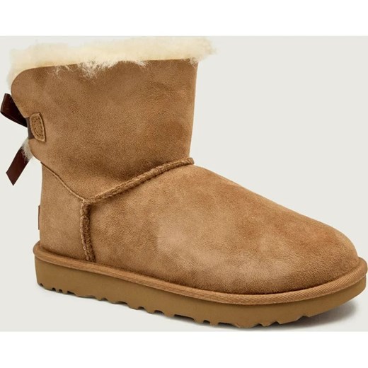 UGG Śniegowce mini bailey bow II | zamsz | shearling ze sklepu Gomez Fashion Store w kategorii Śniegowce damskie - zdjęcie 187520780