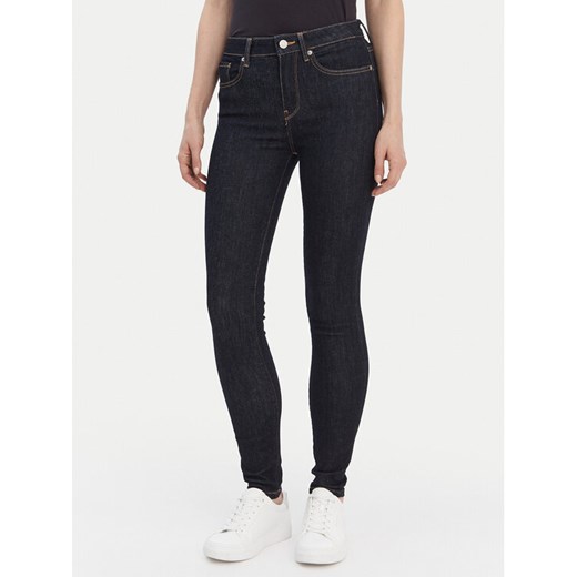 Tommy Hilfiger Jeansy Como WW0WW42487 Granatowy Skinny Fit ze sklepu MODIVO w kategorii Jeansy damskie - zdjęcie 187521413