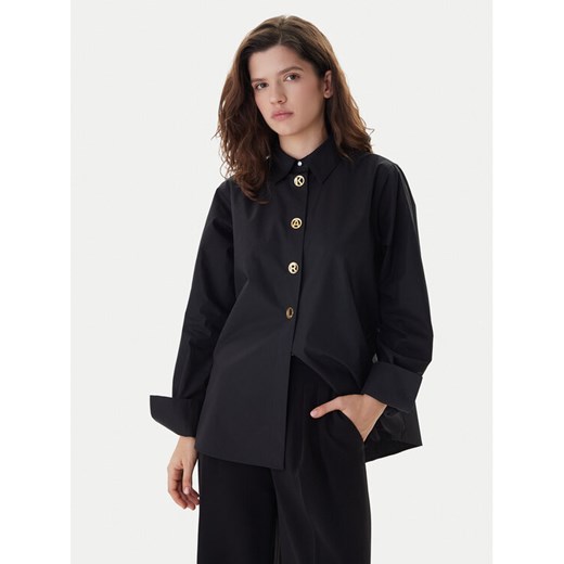 KARL LAGERFELD Koszula B1W11012 Czarny Regular Fit ze sklepu MODIVO w kategorii Koszule damskie - zdjęcie 187521423