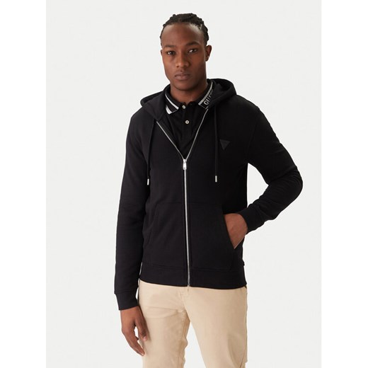 Guess Bluza M6RQ48 KCN01 Czarny Regular Fit ze sklepu MODIVO w kategorii Bluzy męskie - zdjęcie 187521424