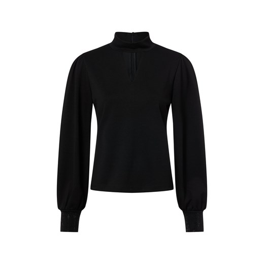 Monari Bluza damska Kobiety Sztuczne włókno czarny jednolity ze sklepu vangraaf w kategorii Bluzy damskie - zdjęcie 187521740