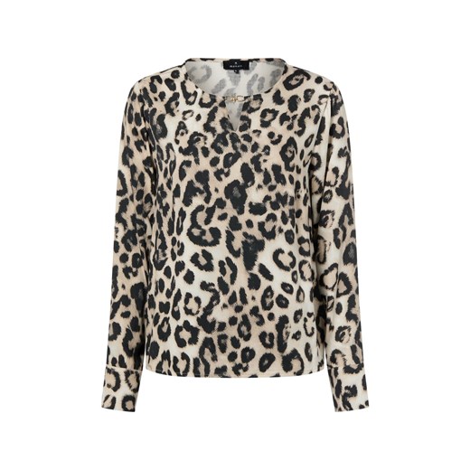 Monari Bluzka damska Kobiety wiskoza piaskowy wzorzysty ze sklepu vangraaf w kategorii Bluzki damskie - zdjęcie 187521743