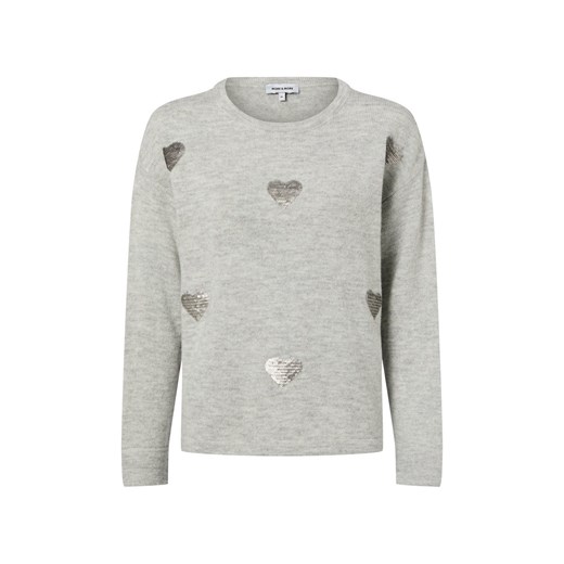 More & More Sweter damski z zawartością wełny Kobiety jasny szary marmurkowy ze sklepu vangraaf w kategorii Swetry damskie - zdjęcie 187521752