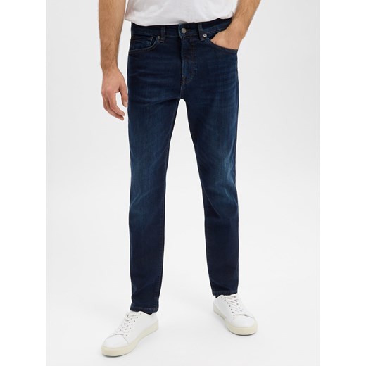 BOSS Orange Dżinsy slim tapered fit - Onyx Mężczyźni Bawełna dark stone 36-32 vangraaf