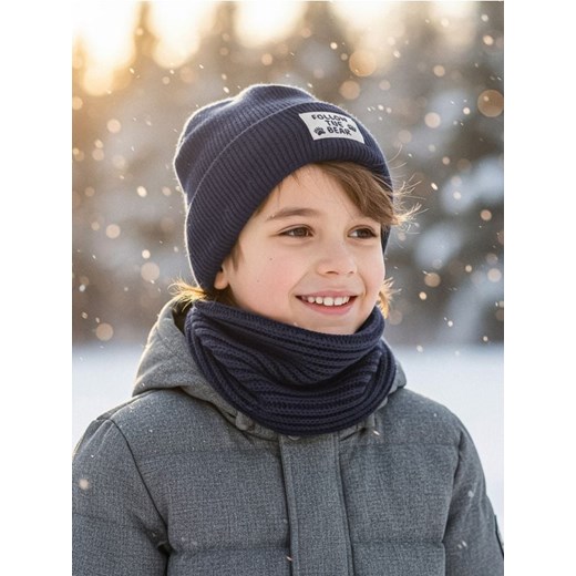 Sinsay - Komin - granatowy ze sklepu Sinsay w kategorii Szaliki dziecięce - zdjęcie 187523470