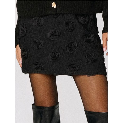 Sinsay - Spódnica mini - czarny ze sklepu Sinsay w kategorii Spódnice - zdjęcie 187523484