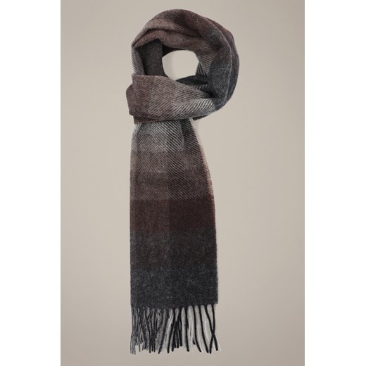 Szal Wełniany Mixkolor w Kratę ze sklepu Lancerto S.A. w kategorii Dodatki męskie - zdjęcie 187524061