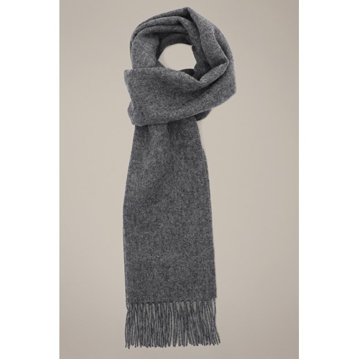Szal Wełniany Szary Unisex ze sklepu Lancerto S.A. w kategorii Dodatki męskie - zdjęcie 187524070