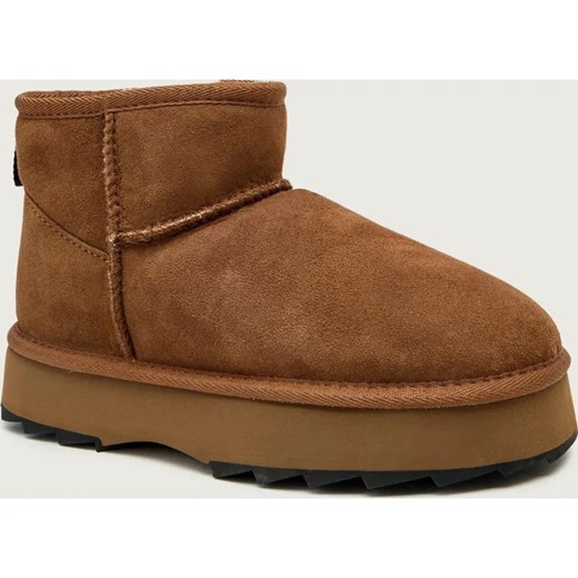 EMU Australia Śniegowce Sharky Micro Flatform | zamsz ze sklepu Gomez Fashion Store w kategorii Śniegowce damskie - zdjęcie 187524614