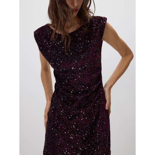 Reserved - Cekinowa sukienka mini - wielobarwny ze sklepu Reserved w kategorii Sukienki - zdjęcie 187525710