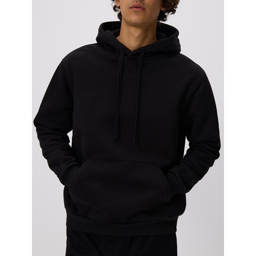Reserved - Bluza regular z kapturem - czarny ze sklepu Reserved w kategorii Bluzy męskie - zdjęcie 187525953
