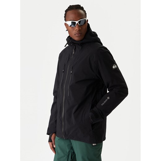 Quiksilver Kurtka snowboardowa Pro Path Stretch Goretex Jk EQYTJ03508 Czarny Modern Fit ze sklepu MODIVO w kategorii Kurtki męskie - zdjęcie 187526361