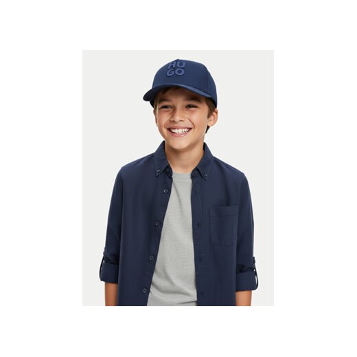 HUGO Czapka z daszkiem G00314 Granatowy 58 MODIVO