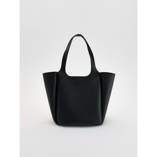 Reserved - Torebka shopper - czarny ze sklepu Reserved w kategorii Torby Shopper bag - zdjęcie 187527624