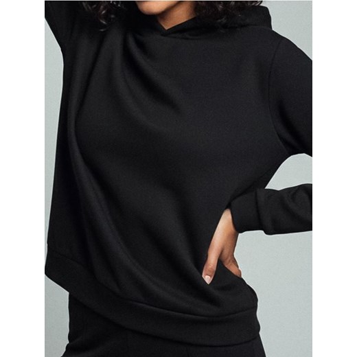 Sinsay - Bluza hoodie basic - czarny ze sklepu Sinsay w kategorii Bluzy damskie - zdjęcie 187528463