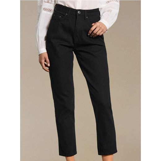 Sinsay - Jeansy mom fit - czarny ze sklepu Sinsay w kategorii Jeansy damskie - zdjęcie 187528470
