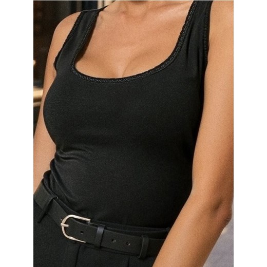 Sinsay - Bawełniany top - czarny Sinsay S Sinsay