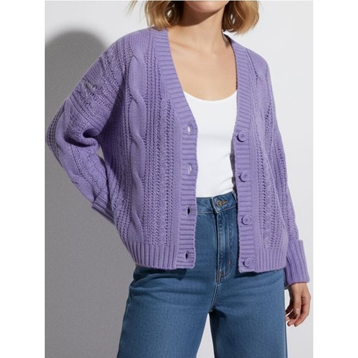 Sinsay - Ażurowy sweter - różowy ze sklepu Sinsay w kategorii Swetry damskie - zdjęcie 187528544