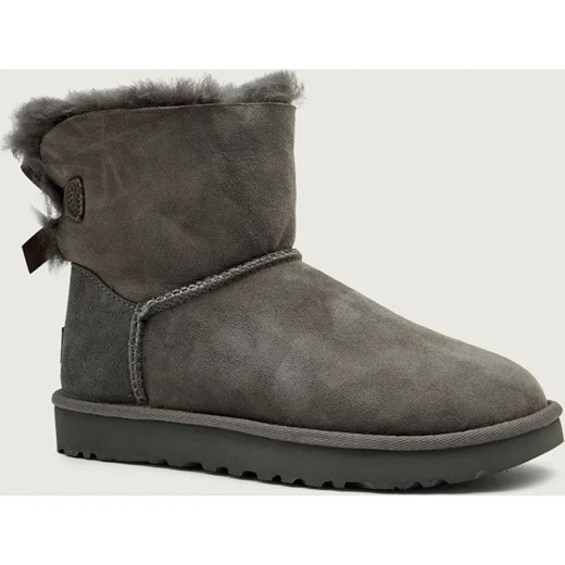 UGG Śniegowce Mini bailey bow II | shearling | zamsz ze sklepu Gomez Fashion Store w kategorii Śniegowce damskie - zdjęcie 187528850