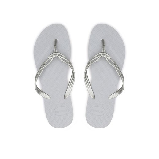 Japonki Havaianas 41232253498 Szary ze sklepu eobuwie.pl w kategorii Klapki damskie - zdjęcie 187529012