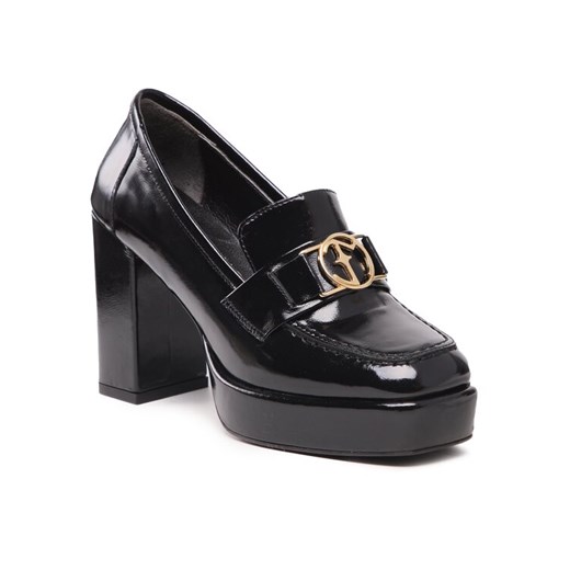 Eva Minge Półbuty EM-71-13-001602 Czarny ze sklepu MODIVO w kategorii Półbuty damskie - zdjęcie 187529164