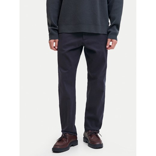 Jack & Jones Chinosy Kane Hank 12286940 Granatowy Relaxed Fit ze sklepu MODIVO w kategorii Spodnie męskie - zdjęcie 187529181