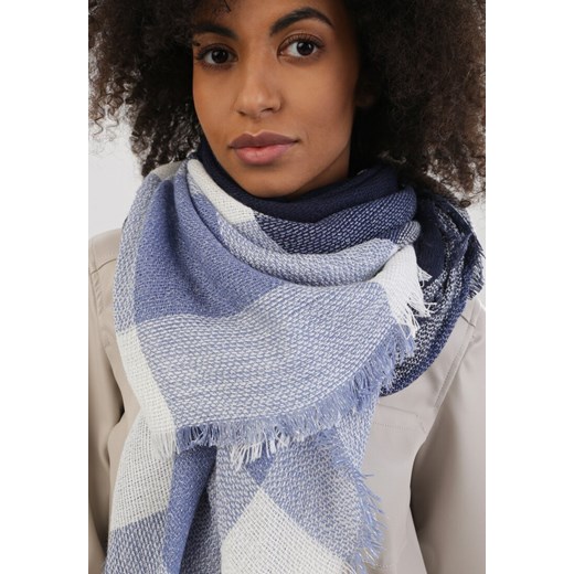 Ciemnoniebieski Szalik No Need ze sklepu born2be.pl w kategorii Szaliki i chusty damskie - zdjęcie 187529300