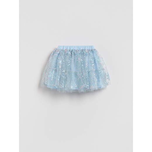Reserved - Tiulowa spódnica z cekinami - jasnoniebieski ze sklepu Reserved w kategorii Spódnice dziewczęce - zdjęcie 187529542