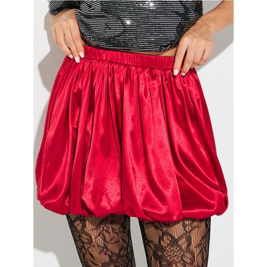 Sinsay - Spódnica mini bombka - czerwony Sinsay XL Sinsay