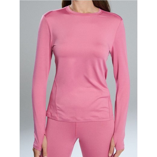 Sinsay - Koszulka sportowa ACTIVE - różowy ze sklepu Sinsay w kategorii Bluzki damskie - zdjęcie 187530212