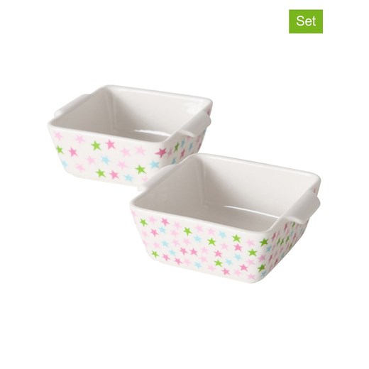 Boltze 2-częściowy zestaw &quot;Holy&quot; w kolorze białym ze wzorem - 12 x 10 cm ze sklepu Limango Polska w kategorii Naczynia - zdjęcie 187530591