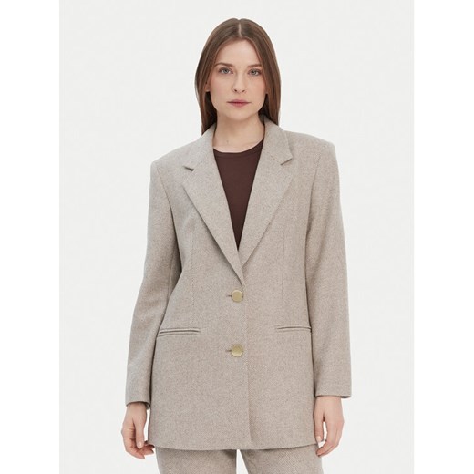 Armani Exchange Marynarka XW000693 AF16146 M1088 Beżowy Loose Fit ze sklepu MODIVO w kategorii Marynarki damskie - zdjęcie 187530814