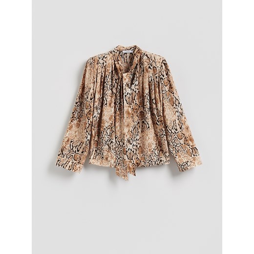 Reserved - Bluzka w zwierzęcy wzór - wielobarwny ze sklepu Reserved w kategorii Bluzki damskie - zdjęcie 187530963