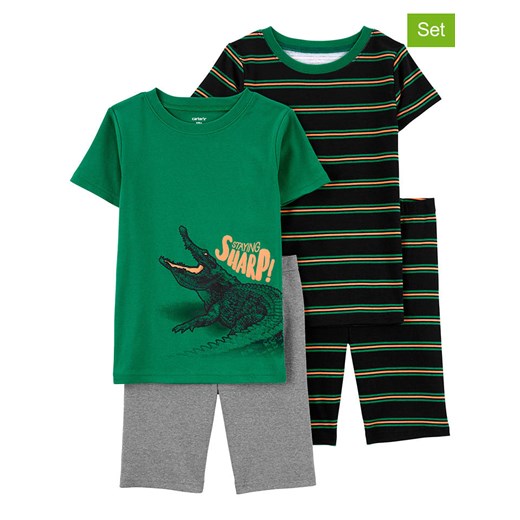 carter&apos;s Piżamy (2 szt.) w kolorze zielono-oliwkowym ze sklepu Limango Polska w kategorii Piżamy dziecięce - zdjęcie 187531262