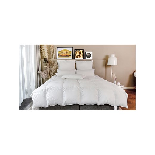 Befa Całoroczna kołdra puchowa w kolorze białym Befa 240x220 cm okazja Limango Polska