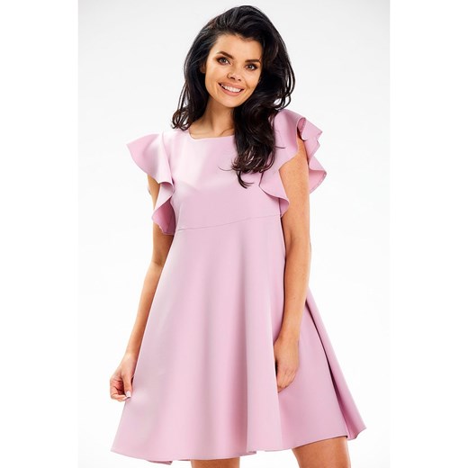 Awama Sukienka w kolorze jasnoróżowym L promocyjna cena Limango Polska