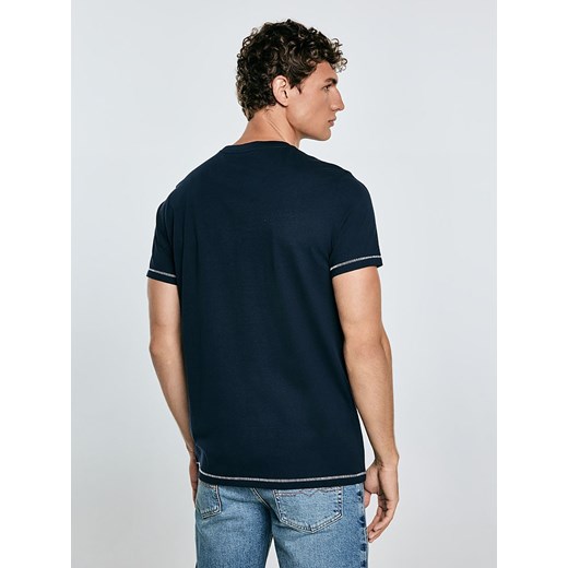 BIG STAR Koszulka &quot;Elvin&quot; w kolorze granatowym L wyprzedaż Limango Polska