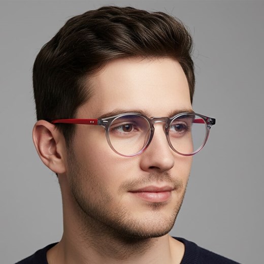 Okulary Lenonki do komputera BLUE LIGHT zerówki 2551A ze sklepu Stylion w kategorii Okulary zerówki damskie - zdjęcie 187531742