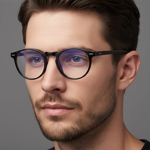 Okulary Lenonki do komputera BLUE LIGHT zerówki 2551E ze sklepu Stylion w kategorii Okulary zerówki damskie - zdjęcie 187531743