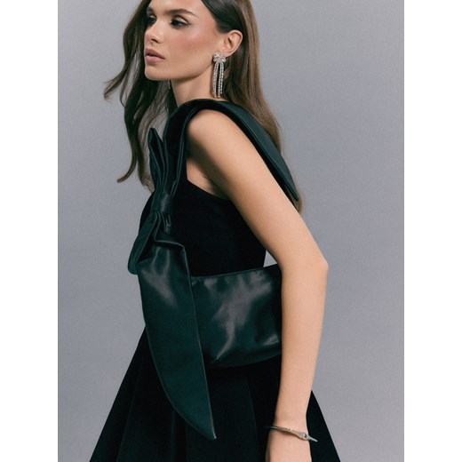 Mohito - Torebka z ozdobną kokardą - czarny ze sklepu Mohito w kategorii Torebki hobo - zdjęcie 187531961