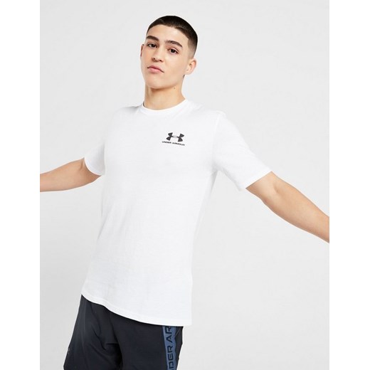 UNDER ARMOUR T-SHIRT UA SML LOGO TEE WHITE ze sklepu JD Sports  w kategorii T-shirty męskie - zdjęcie 187532260
