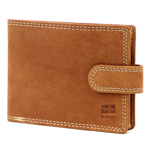 Portfel męski skórzany skóra naturalna Nordee ze sklepu lenaodniemowlakadoszkolniaka.pl w kategorii Portfele męskie - zdjęcie 187532861