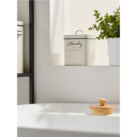 Sinsay - Pojemnik do przechowywania - kremowy ze sklepu Sinsay w kategorii Pudełka i pojemniki - zdjęcie 187533130