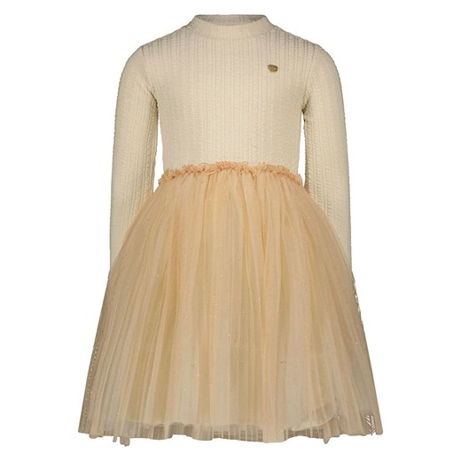 Le Chic Sukienka &quot;Smart&quot; w kolorze kremowo-beżowym Le Chic 152 wyprzedaż Limango Polska