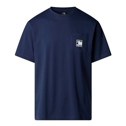 Koszulka męska The North Face Mountain 0A8E3M8K21 - granatowa ze sklepu streetstyle24.pl w kategorii T-shirty męskie - zdjęcie 187533794