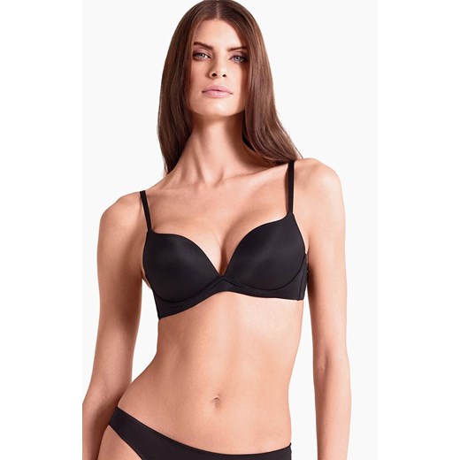 Biustonosz super push-up bez fiszbin czarny 083L Desiderio, Kolor czarny, Rozmiar 65B, Lormar ze sklepu Intymna w kategorii Biustonosze - zdjęcie 187533970