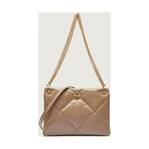 TORY BURCH Skórzana torebka na ramię Kira Diamond ze sklepu Gomez Fashion Store w kategorii Listonoszki - zdjęcie 187534131