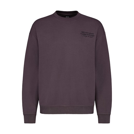 Sublevel Bluza w kolorze ciemnofioletowym ze sklepu Limango Polska w kategorii Bluzy męskie - zdjęcie 187535191