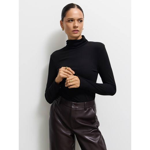 Mohito - Gładki golf - czarny ze sklepu Mohito w kategorii Swetry damskie - zdjęcie 187535571