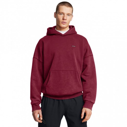 Męska bluza dresowa nierozpinana z kapturem Under Armour UA Icon Hwt Flc Wash Os Under Armour XL Sportstylestory.com wyprzedaż